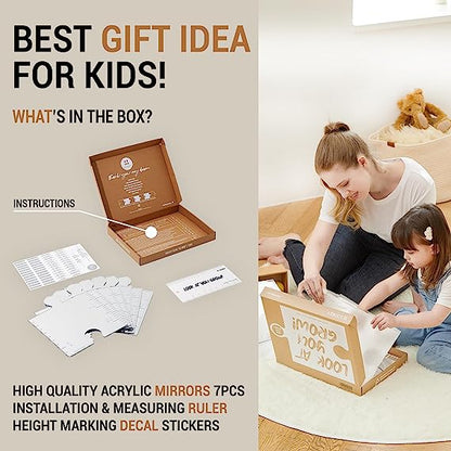 LOOKEY Growth Chart Mirror for Kids