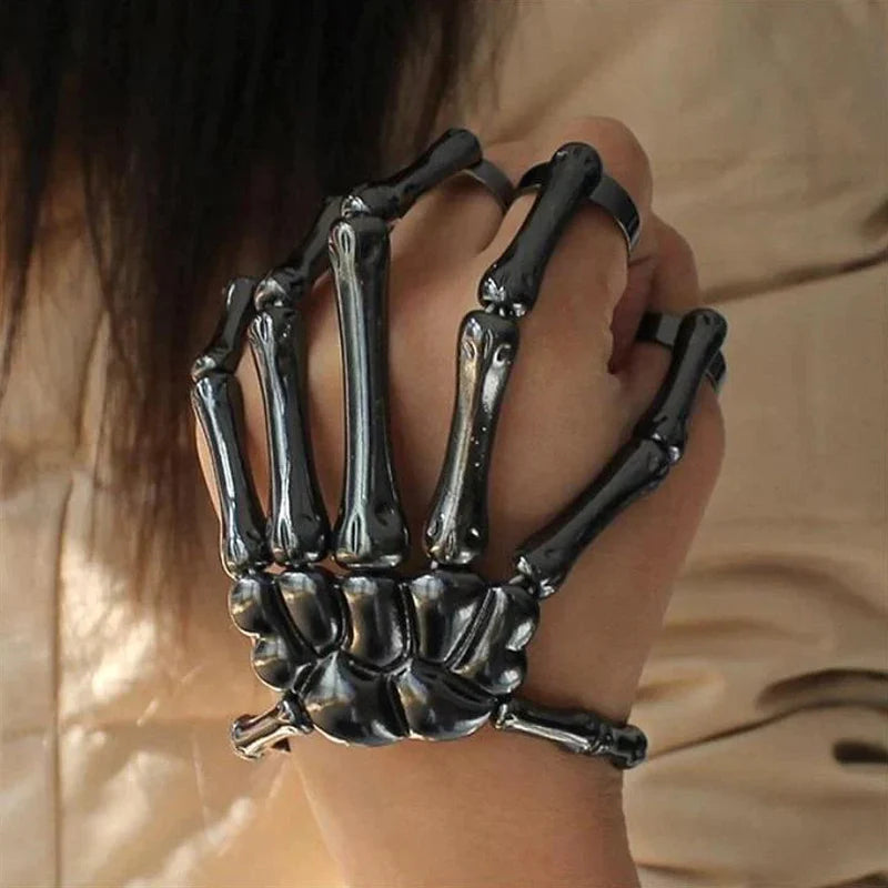 ☠️👻Hand Skull Skeleton Bracelet