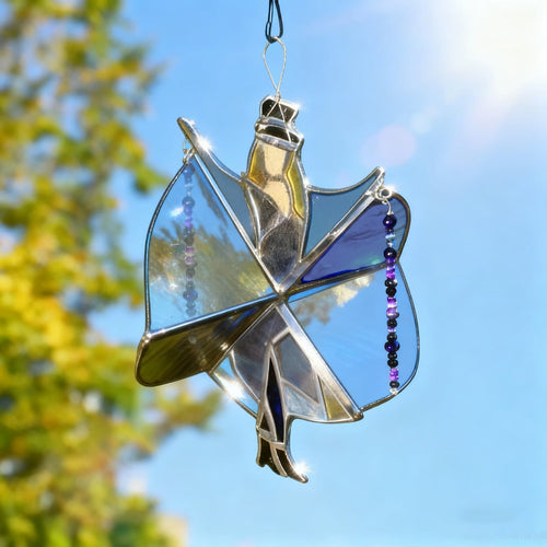 🔥HOT SALE 50% OFF -💃🤘 Handmade Stained Glass Spinner