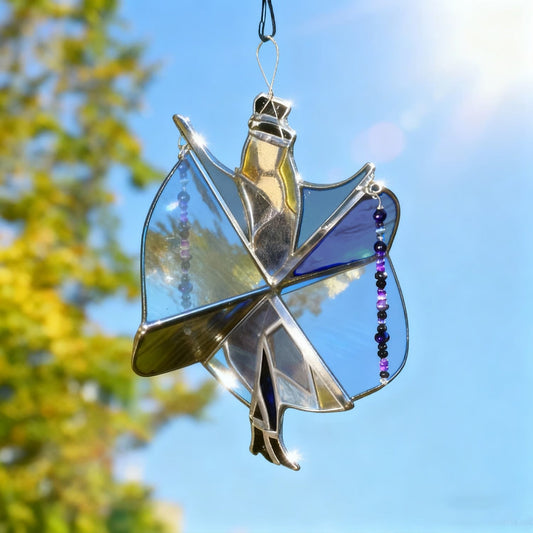 🔥HOT SALE 50% OFF -💃🤘 Handmade Stained Glass Spinner