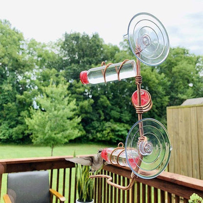 🐦The Geo Feeder | Geometric Window Hummingbird Feeder