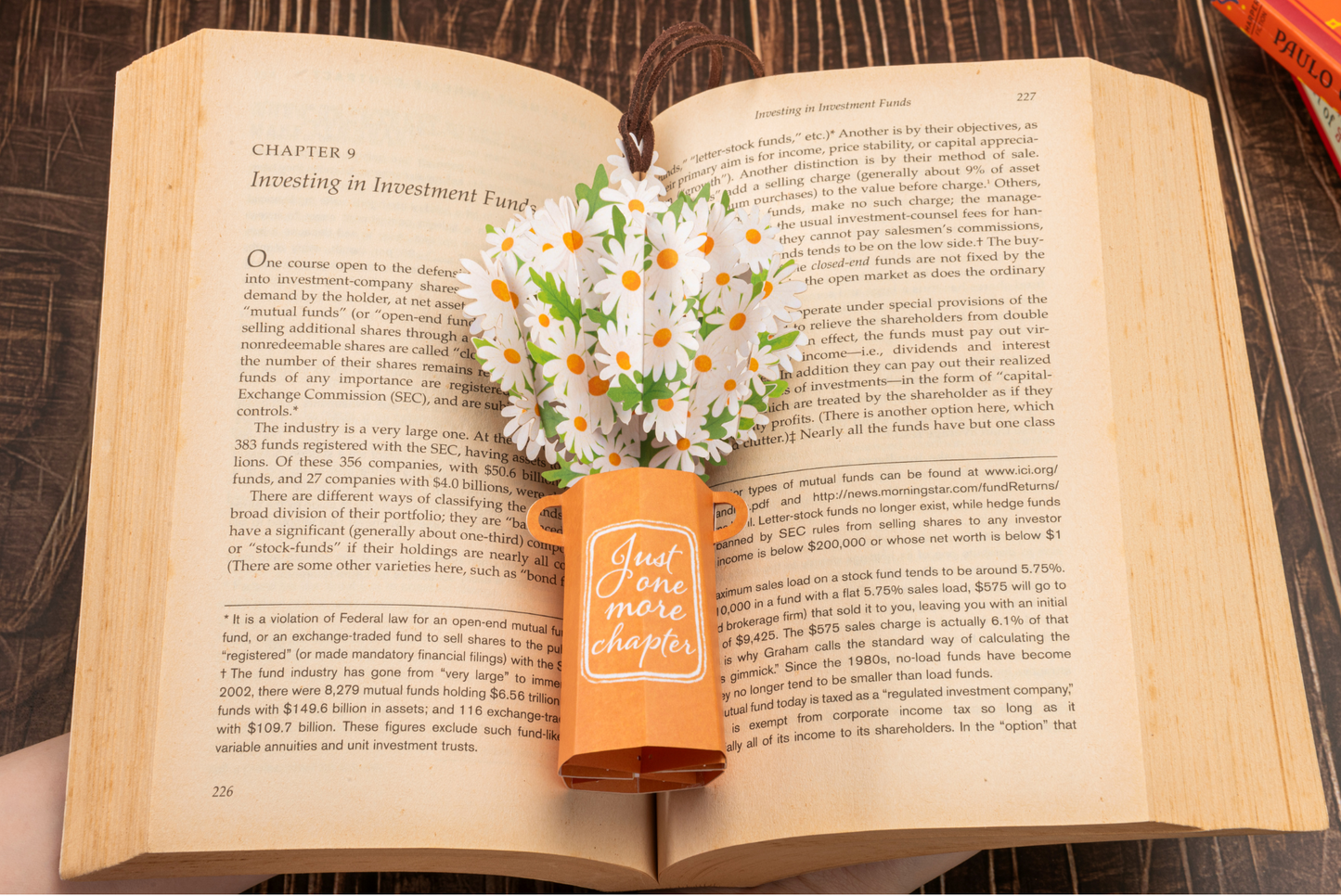 Leauni Elegant Flower Bouquet Pop-up Bookmark - New Pop-Mark