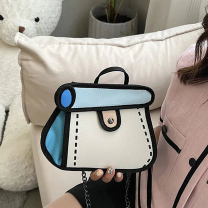 🎅Best Christmas Gift 🎁2D Cartoon Handbag👜