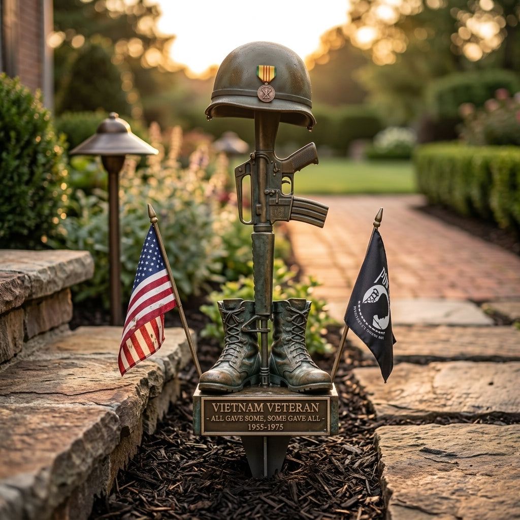 🔥Last Day 50% OFF🔥- Vietnam Veteran Tribute Garden Stake – Honoring Our Heroes