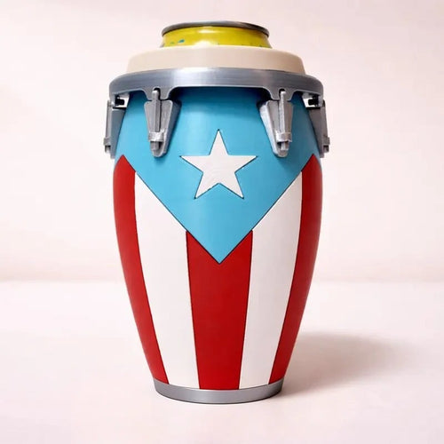 💥Conga-Style Can Holder – Celebrate Caribbean Pride, One Sip at a Time