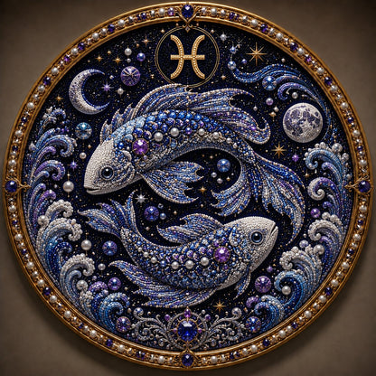 ♈12 Zodiac Signs Pearl Art Kit 🌙Buy 2+ Get Free Shipping