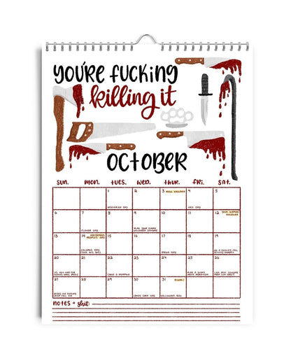 New Version-Hot Air Balloon-HERE WE FUCKING GO AGAIN 2025 CALENDAR
