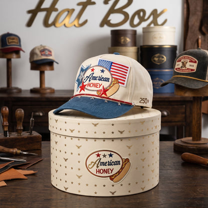 🇺🇸 American Honey Cap – A Retro Hat Made for True American Spirit