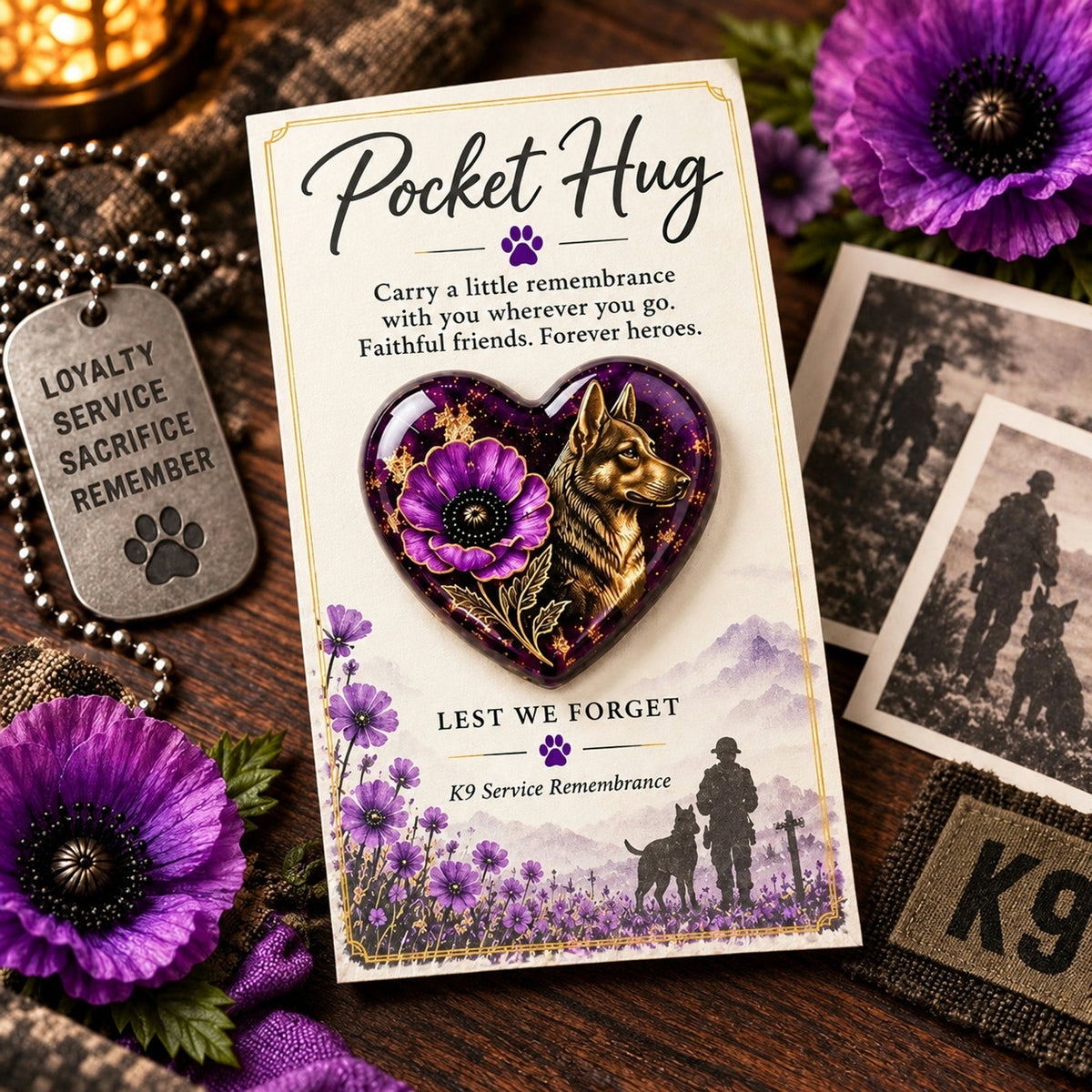 ❤️ Pocket Hug™ Remembrance – A Little Keepsake of Love, Honor &amp; Memories 🌺✨