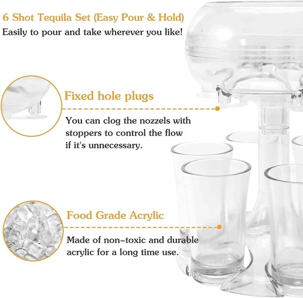 Summer Hot Sale Shot Glass Dispenser and Holder