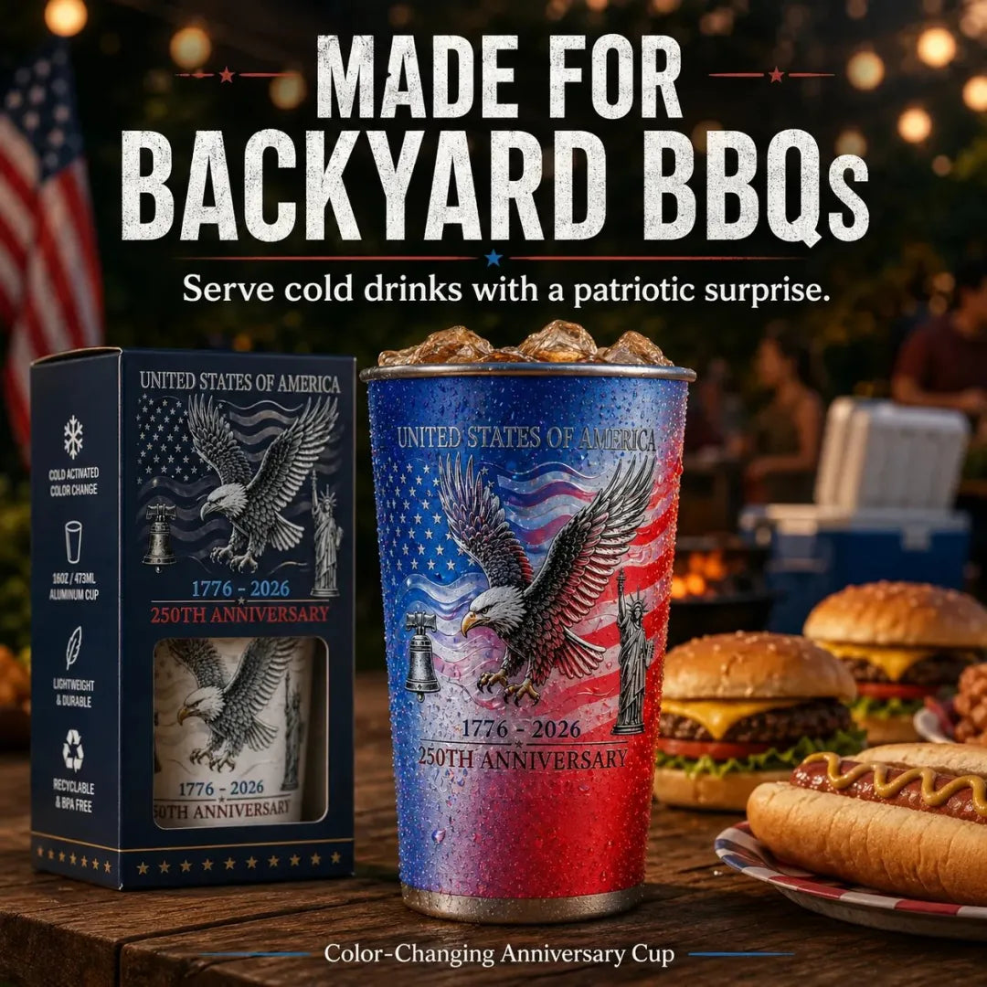 🔥Summer Sale 49% OFF🔥 🦅USA 250th Anniversary Color Changing Cup 🎉