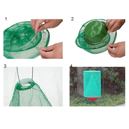 FAST FLY CATCHER™ - 100% NON TOXIC - REUSABLE
