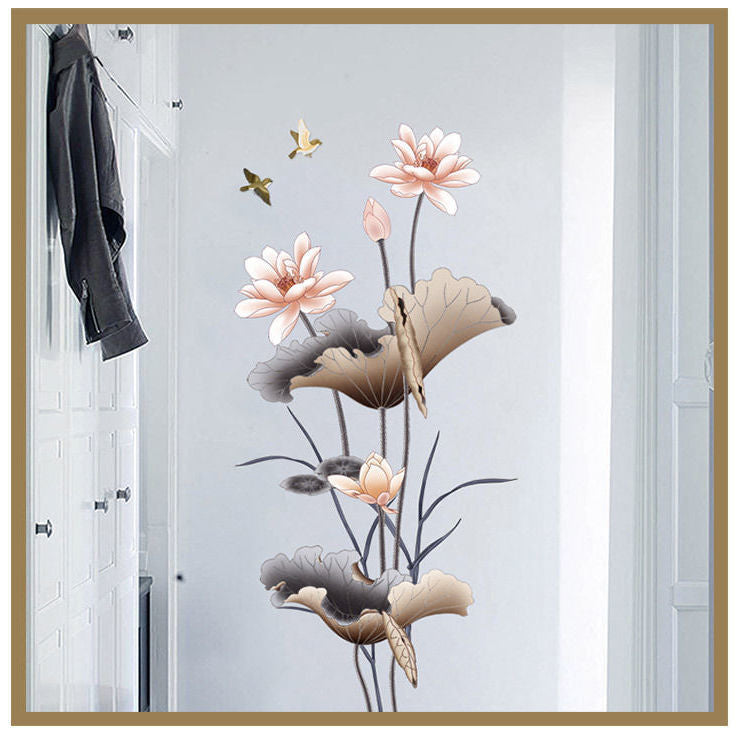 (❤HOT SALE- 49% OFF) Flower Wall Sticker Wallpaper