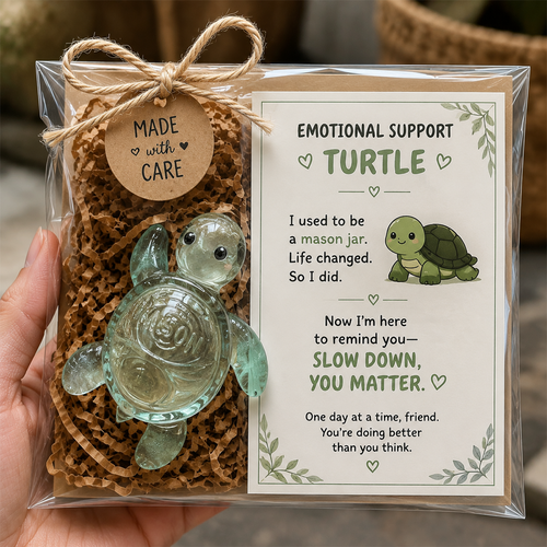 🐢Original Recycled Glass Support Turtle