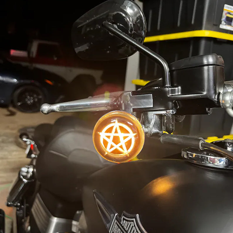 Funny Motorcycle Lens Cover ( 1 pair )