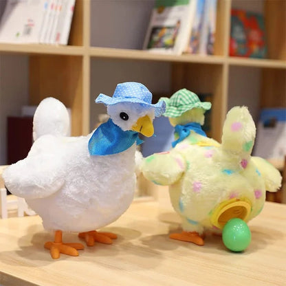🎅Christmas Hot sale -🎁 Electric crazy plush chicken