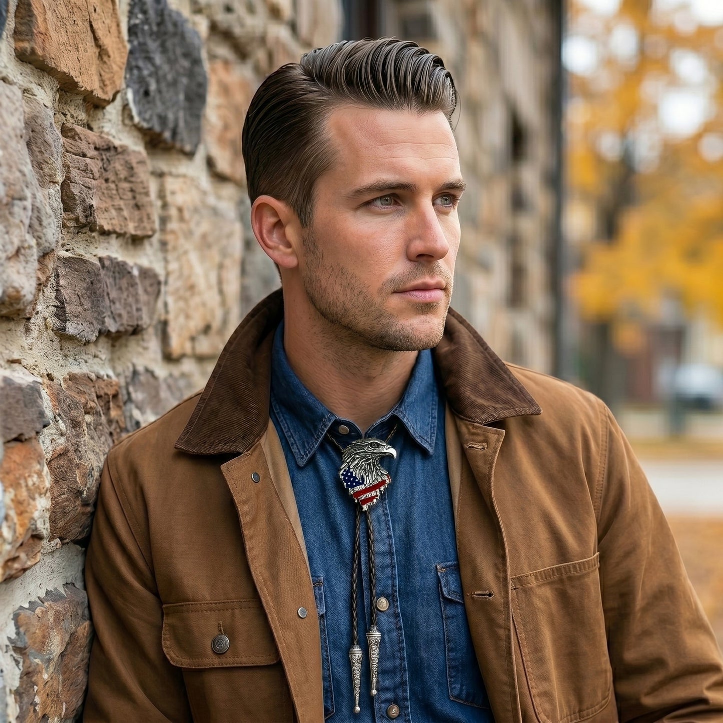 🦅 The Heritage Eagle Bolo Tie