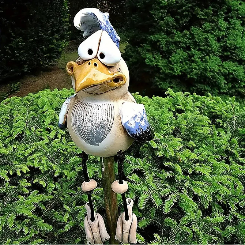 🔥HOT SALE - 49% OFF - 🐓Funny Chicken Fence Decoration Statues