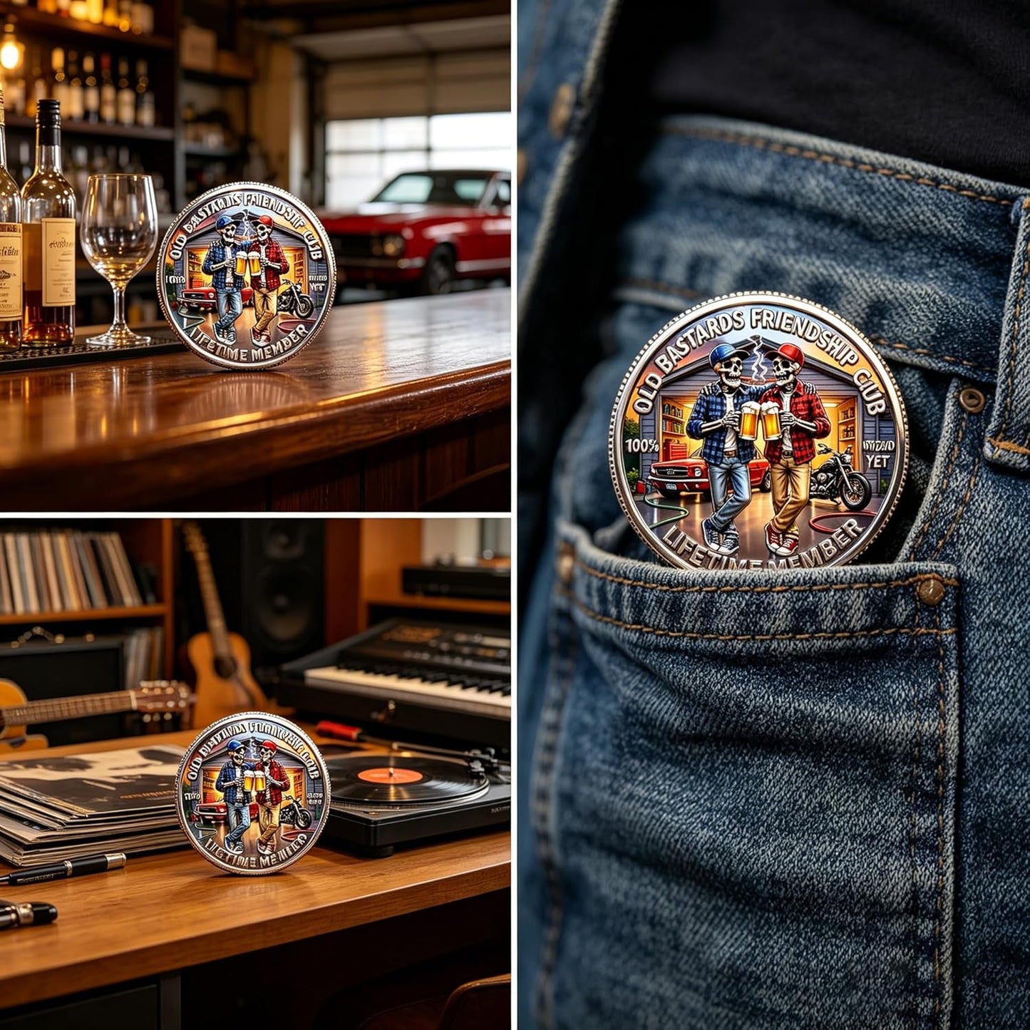 Old Friends Forever Club Coin
