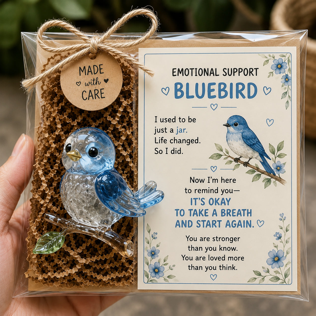 Emotional Support Glass Animal Gift – A Little Reminder You Matter.