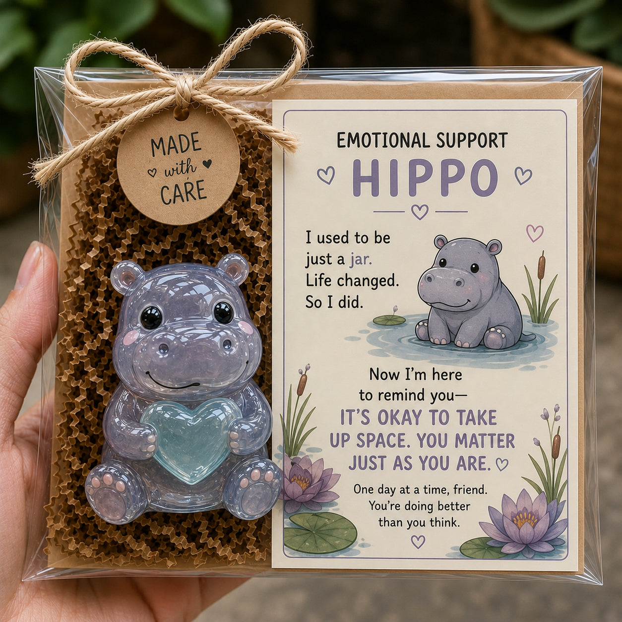 Emotional Support Glass Animal Gift – A Little Reminder You Matter.