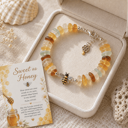 🔥50% Off Last Day - 🩵 Sea Glass Blessing Bracelet