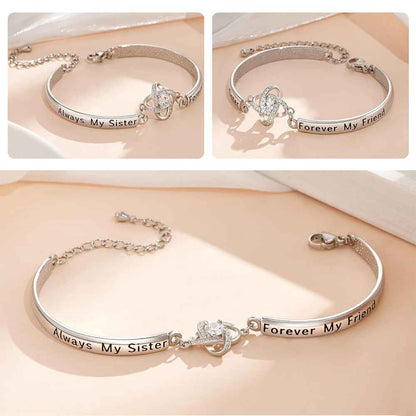 🍀The Lucky Four-Leaf Clover Bracelet A symbol of luck, love, and the bond between best friends.