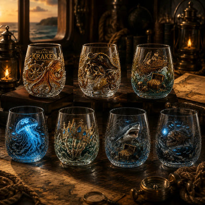 🌊Release The Kraken Pirate Glass Collection