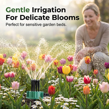 360° Coverage Precision Garden Irrigation Sprinkler