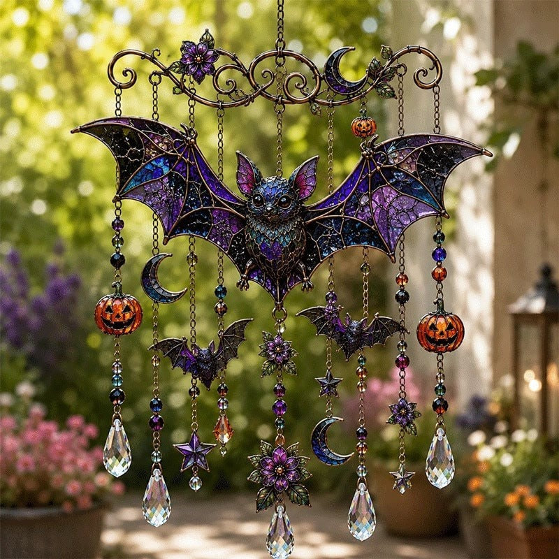 Halloween-Themed Crystal Wind Chime