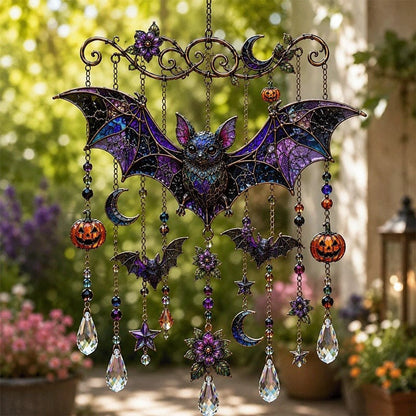Halloween-Themed Crystal Wind Chime