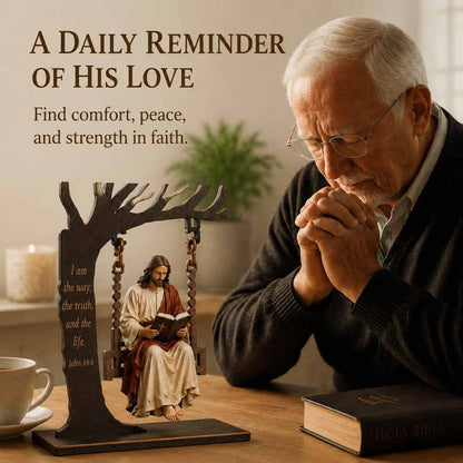 📚Last Day 49% OFF - Christian Jesus Swing Ornament