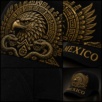 Mexico Baseball Cap – Eagle Graphic Adjustable Snapback Hat for Men & Women