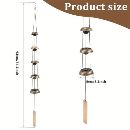 Metal Pagoda Wind Chimes for Outside