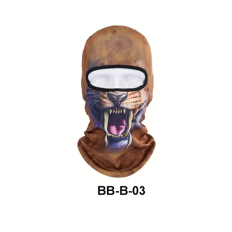 🤣Funny Men's 3D Animal Balaclavas Hat With UV Protection