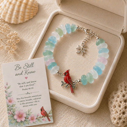 🔥50% Off Last Day - 🩵 Sea Glass Blessing Bracelet