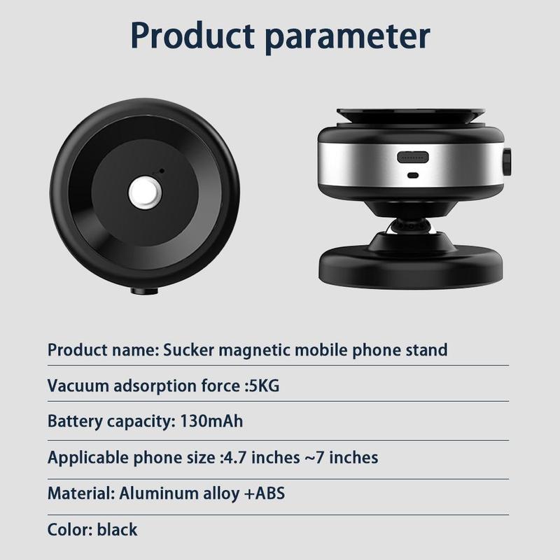 🔥Hot Sale 49% — Car Electric Suction Cup Vacuum Magnetic Phone Holder