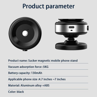 🔥Hot Sale 49% — Car Electric Suction Cup Vacuum Magnetic Phone Holder