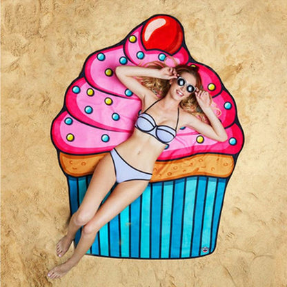 🍩🍕🍟Fun And Fancy Beach Towel（Buy 2 Free Shipping）