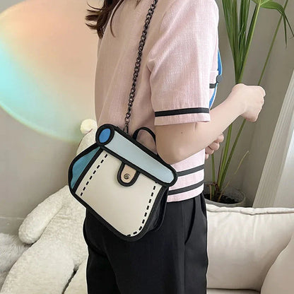 🎅Best Christmas Gift 🎁2D Cartoon Handbag👜