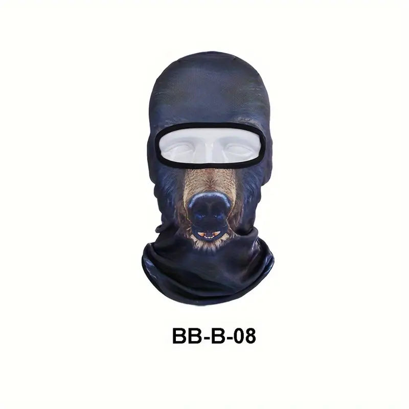 🤣Funny Men's 3D Animal Balaclavas Hat With UV Protection