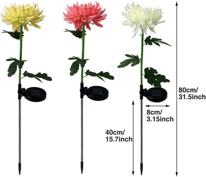 (🔥SUMMER HOT SALE NOW 49% OFF) - Chrysanthemum Solar Garden Stake