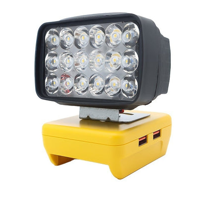 🔥Last Day Promotion 49% OFF-Flood Work Light, LED Work Light Compatible With For 18V Lithium Battery