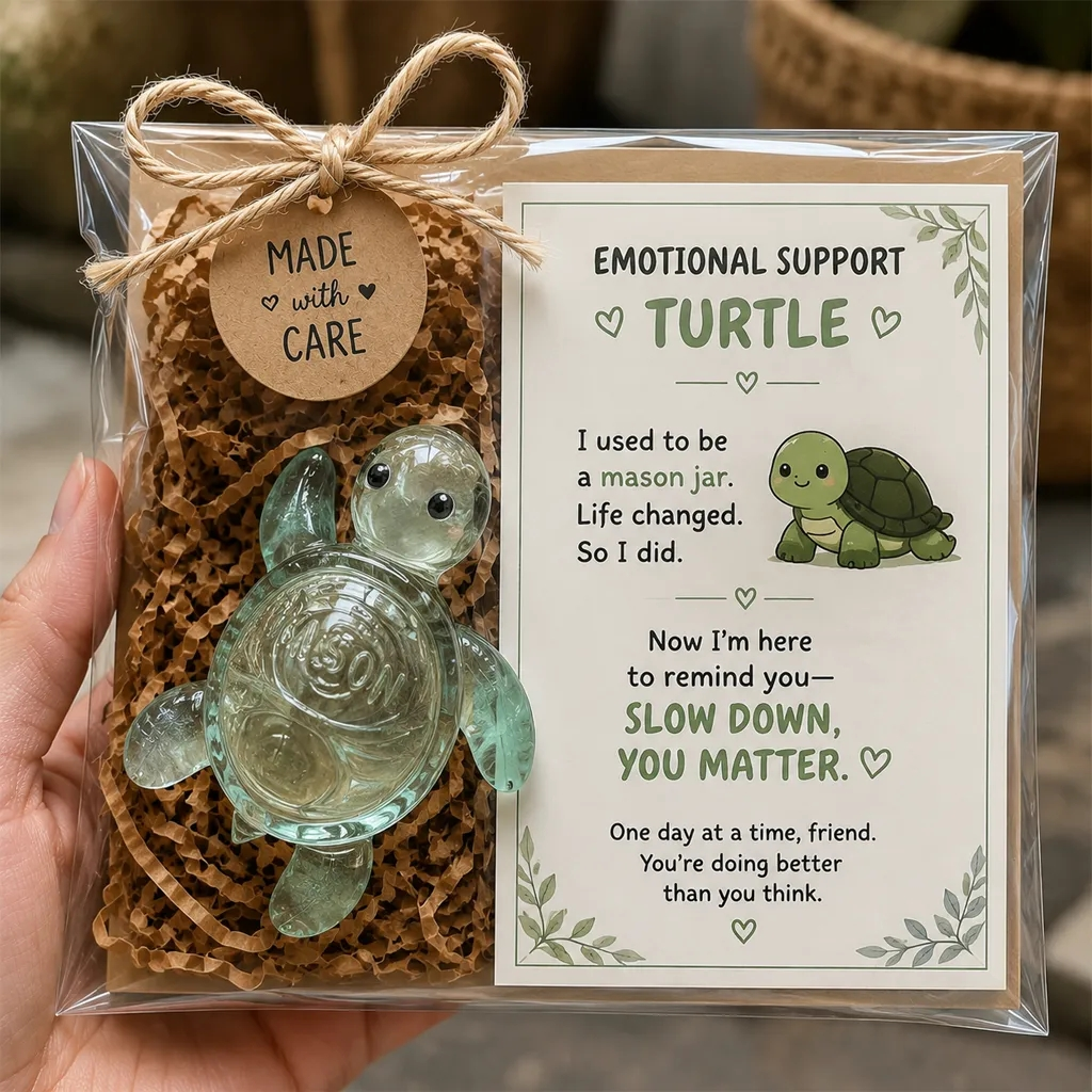 Emotional Support Glass Animal Gift – A Little Reminder You Matter.