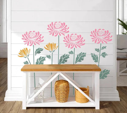 🔥DIY Decoration🌻-Garden Fence Large Flower Stencils