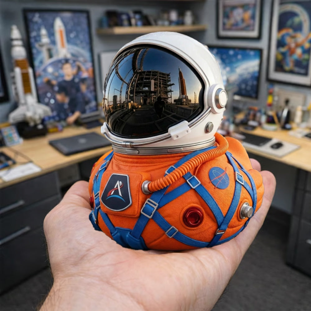 Artemis II Mission Moon Launch Commemorative Astronaut Duck