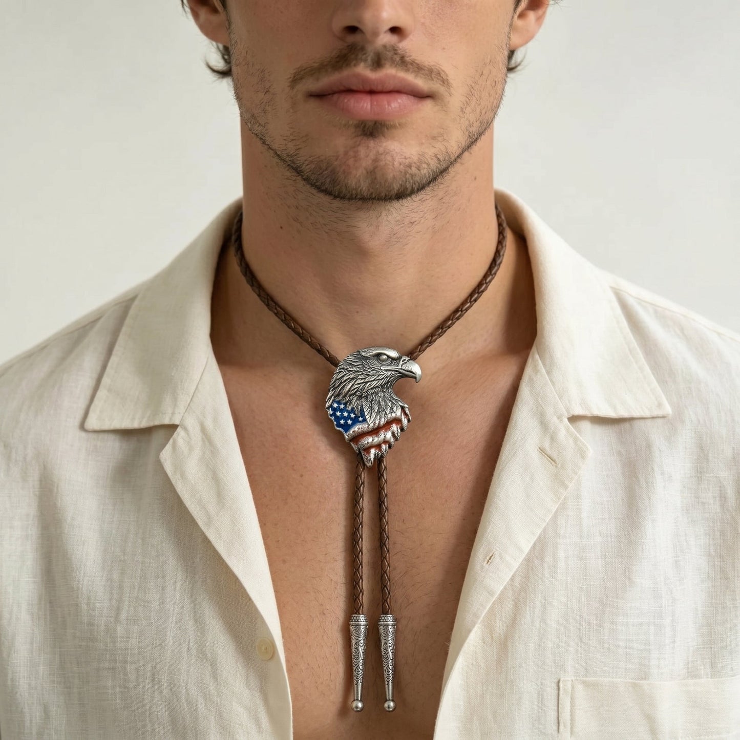 🦅 The Heritage Eagle Bolo Tie