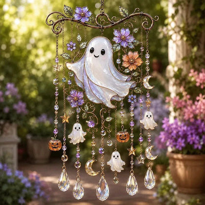 Halloween-Themed Crystal Wind Chime