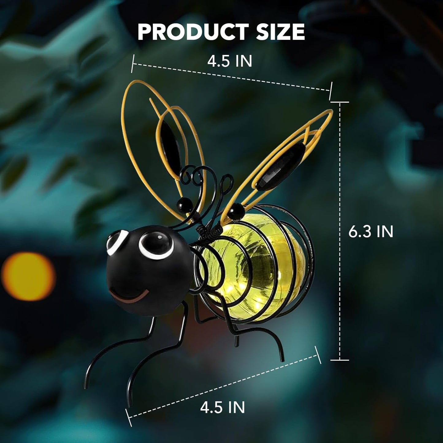 🎁 LAST DAY: 50% OFF! 🔥Outdoor Hanging Solar Bee Light