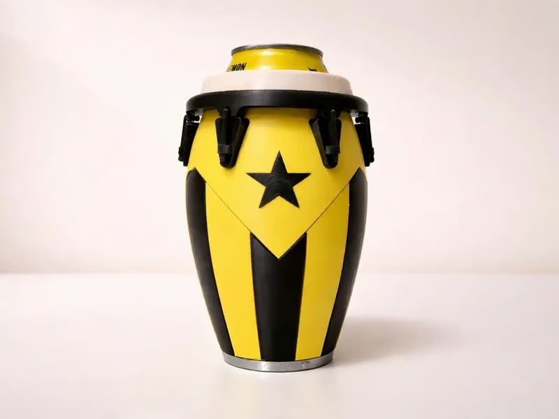 💥Conga-Style Can Holder – Celebrate Caribbean Pride, One Sip at a Time